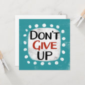 Gib keine Grußkarte auf Karte (Vorderseite/Rückseite Beispiel)