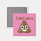 Gib keinen Emoji-Kack Magnet (Vorderseite/Rückseite)