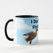 Gib keinen fliegenden Duck Funny Tasse (Links)