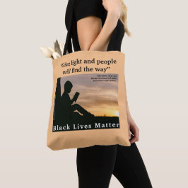Gib Licht, Ella Baker Zitat, Tasche