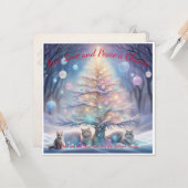 Gib Liebe und Frieden eine Chance. Global Harmony Karte (Vorderseite/Rückseite Beispiel)