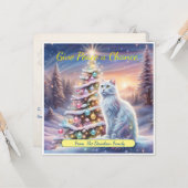 Gib Liebe und Frieden eine Chance. Weltfrieden Karte (Vorderseite/Rückseite Beispiel)