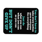 Gib Magnet nicht auf (Horizontal)