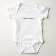 Gib meiner Mutter die Schuld Baby-Bodysuit