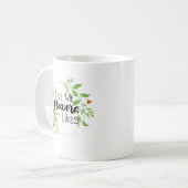 Gib mir Blume, die nicht mögen Kaffeetasse (Vorderseite Links)