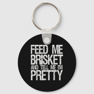 Gib mir Brisket Funny Geschenke für Grillen Women Schlüsselanhänger
