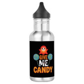 Gib mir Candy Halloween Geist_1 Edelstahlflasche (Links)