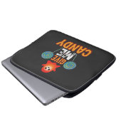 Gib mir Candy Halloween Geist_1 Laptopschutzhülle (Vorne Knopf)