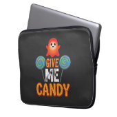Gib mir Candy Halloween Geist_1 Laptopschutzhülle (Vorderseite Links)
