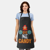 Gib mir Candy Halloween Geist_1 Schürze (Getragen)