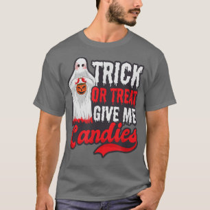 Gib mir Candys Design Halloween Ghost T-Shirt