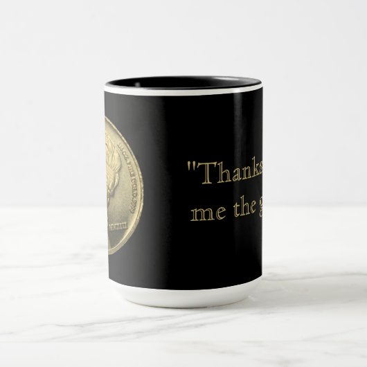 Gib mir das Gold Tasse (Zentrum)