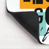 Gib mir, dass gute ENERGY Orange positiv. Mousepad (Ecke)