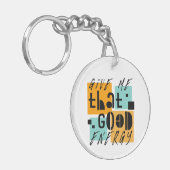 Gib mir, dass gute ENERGY Orange positiv. Schlüsselanhänger (Vorderseite links)