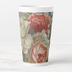Gib mir dein Herz Antique Cottagecore Valentinstag Milchtasse