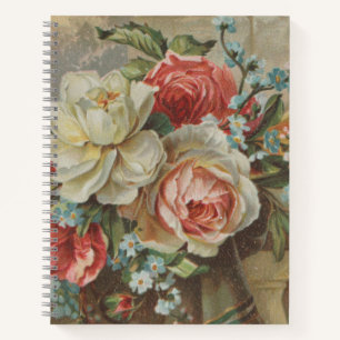 Gib mir dein Herz Antique Cottagecore Valentinstag Notizblock