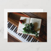 Gib mir dein Herz Postkarte (Vorne/Hinten)