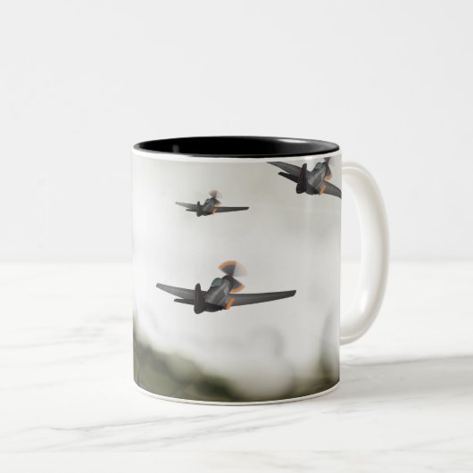 Gib mir die Hölle Zweifarbige Tasse (VorderseiteRechts)