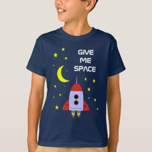 Gib mir ein Raumschiff und Sterne T-Shirt