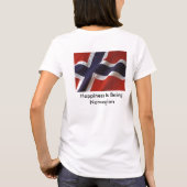 Gib mir einfach das Lutefisk. T-Shirt (Rückseite)