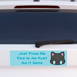 Gib mir einfach, dass das so schnell ist, wie es w autoaufkleber