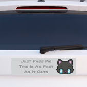 Gib mir einfach, dass das so schnell ist, wie es w autoaufkleber