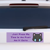 Gib mir einfach, dass das so schnell ist, wie es w autoaufkleber