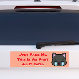 Gib mir einfach, dass das so schnell ist, wie es w autoaufkleber