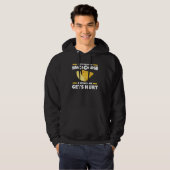 Gib mir einfach den Mac & Cheese und niemand wird  Hoodie (Vorne ganz)
