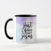Gib mir einfach Jesus Christliche Anbetung Song Tasse (Links)