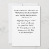 Gib mir einfach Jesus Christliche Anbetungskarte (Rückseite)