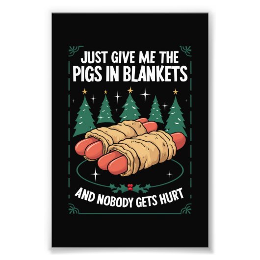 Gib mir einfach Schweine in den Decken Unglaublich Fotodruck (Vorne)