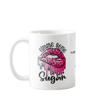 Gib mir einige zuckersüße Valentinstag-Lippen
