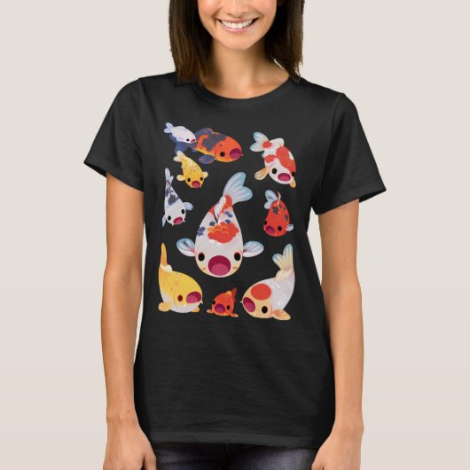 Gib mir Essen (koi) T-Shirt (Vorderseite)