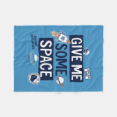 Gib mir etwas Platz Fleecedecke (Vorderseite (Horizontal))