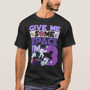Gib mir etwas Raum, ich bin 3 Geburtstag Astronaut T-Shirt