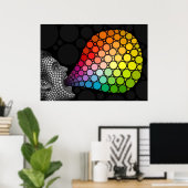 Gib mir Farben Poster (Heimbüro)
