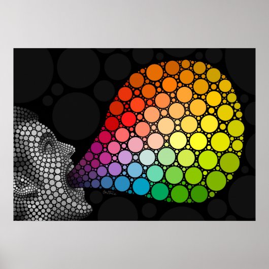 Gib mir Farben Poster (Vorne)