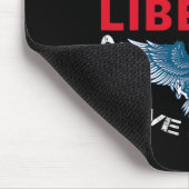 Gib mir Freiheit oder gib mir den Tod Amerikanisch Mousepad (Ecke)