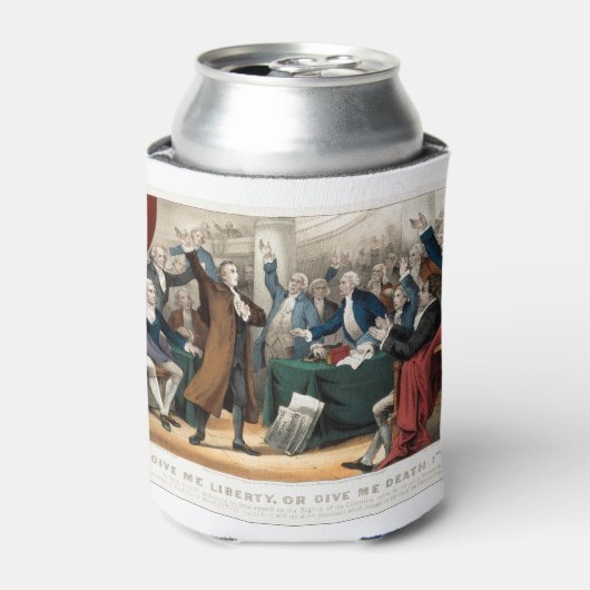 Gib mir Freiheit, oder gib mir den Tod! Patrick He Dosenkühler (Kanne Vorderseite)