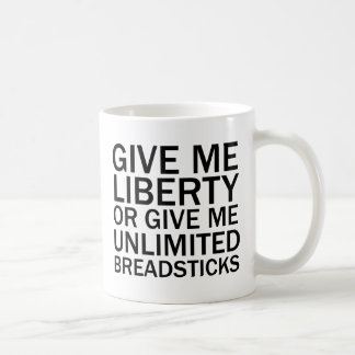 Gib mir Freiheit oder gib mir unbegrenzte Breadsti Kaffeetasse