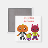 Gib mir Horror Magnet (Vorderseite/Rückseite)
