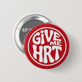 Gib mir HRT Retro Protest Button (Vorne & Hinten)