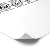 Gib mir Jesus (dankbare Zitate an Gott) Poster (Ecke)