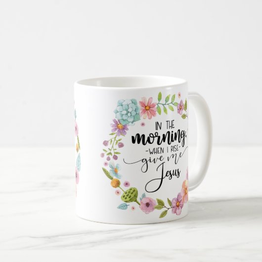 Gib mir Jesus Kaffeetasse (VorderseiteRechts)