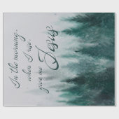 Gib mir Jesus Pine Tree Geschenkpapier (Flach)