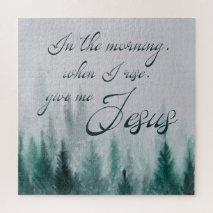 Gib mir Jesus Pine Tree Puzzle