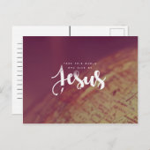 Gib mir Jesus Postkarte (Vorne/Hinten)