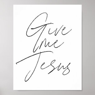 Gib mir Jesus Script Poster
