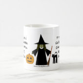 Gib mir Kaffee oder es wird Ärger geben! Hexe-Tass Kaffeetasse (Mittel)